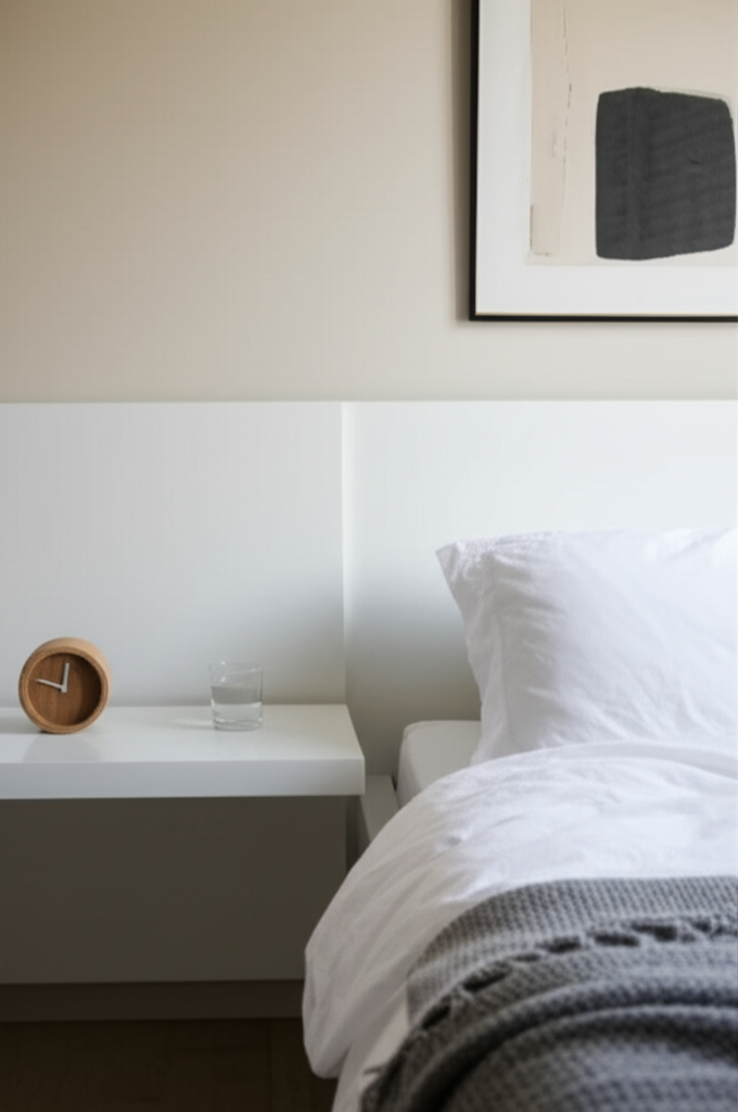 DIY Floating Nightstand for Small Bedrooms
